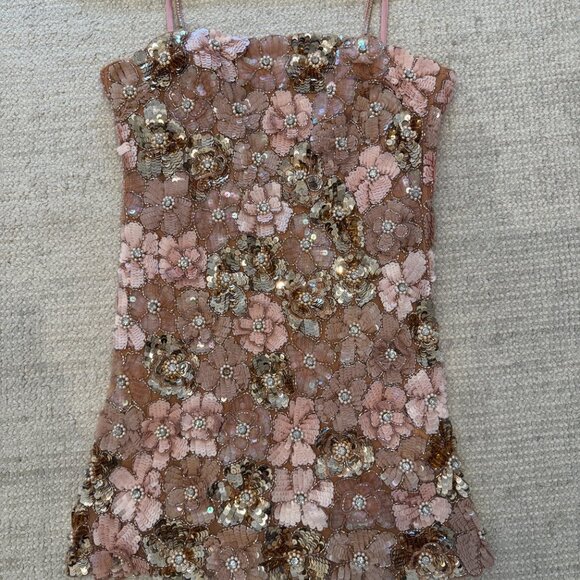 LoveShackFancy Aleria Mini Dress - Picture 2 of 6